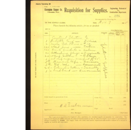 Requisition for Supplies Forms #600-#699