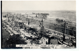 Semi-centennial parade of ships in Saint Mary's Falls Canal