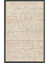 Charles Henry Hatch to James Hatch, 1864-09-05