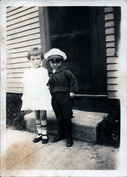 Young Boy and Girl With Bobbed Hair