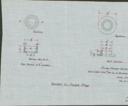 Gaskets for Oxygen Pump Plan