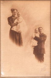 Woman and Man with Baby