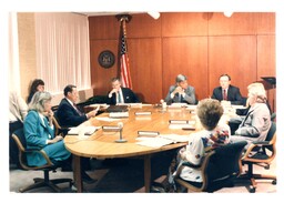 James Appleberry Meeting with the Board of Control (Part of the NMU Historic Photographs Collection)