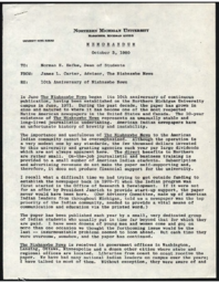 James L. Carter to Norman E. Hefke, 1980-10-03