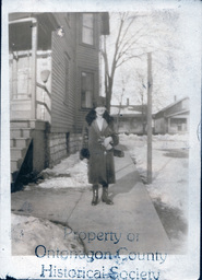 Older Woman with Cloche Hat