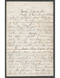 Charles Henry Hatch to James Hatch, 1864-07-25