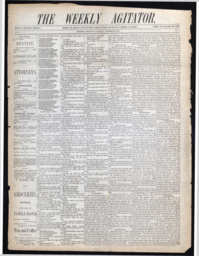 The Weekly Agitator, 1879-11-22