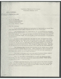 James L. Carter to R.A. Guimond, 1973-02-22