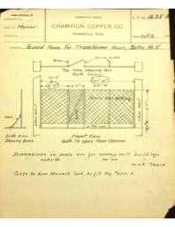 Plans Related to Transformer House, Baltic Mill