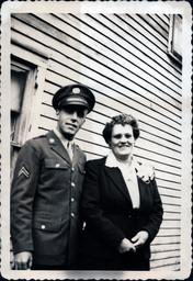 Tom Ross in Uniform with Woman