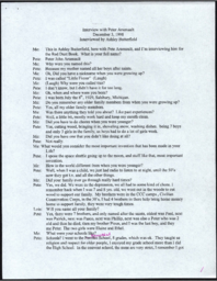 Peter Arsenault Oral History Transcript, 1998