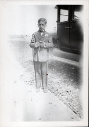 Young Tom Ross in First Communion Outfit (1 of 2)