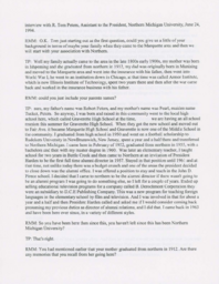 Tom Peters Oral History Interview Transcript, 1994-06-24