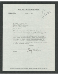 Gary W. King to Roland S. Strolle, 1971-04-27