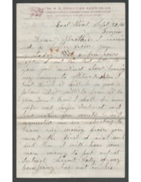 Charles Henry Hatch to James Hatch, 1864-09-20