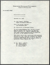 James L. Carter to Paul Uimari, 1980-11-10