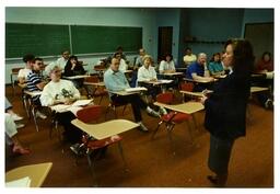 Professor Lecturing to Class of Older Students (Part of the NMU Historic Photographs Collection)