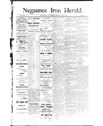 Negaunee Iron Herald, 1887-07-14