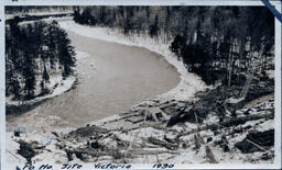 Ontonagon River at the Victoria Powerhouse Site