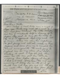 Steve Paull to Perry Hatch, 1944-02-05