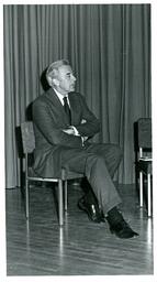 Unknown Man Sitting in Chair (Part of the NMU Historic Photographs Collection)