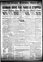 Escanaba Morning Press, 1918-06-06