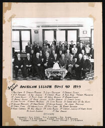 American Legion Post 40 Group Photo, 1953