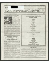 Grand Marais Gazette, 2013-08-01