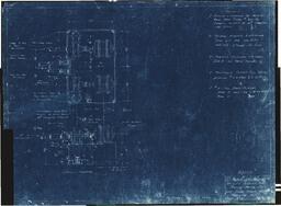 Plan Pumping Unit Assembly 10?-0? x 10?-0? Electric Hoist, Pickards, Mather and Company