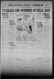 Escanaba Daily Mirror, 1921-06-01