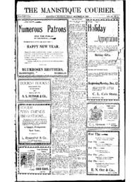 The Manistique Courier, 1898-12-30