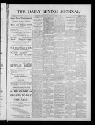 The Daily Mining Journal, 1885-12-11