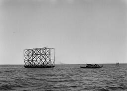 Cable anchor framework for Mackinac Bridge (2 of 3)