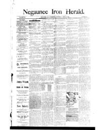 Negaunee Iron Herald, 1889-04-25