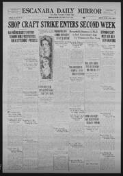 Escanaba Daily Mirror, 1922-07-08