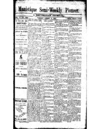 Manistique Semi-Weekly Pioneer, 1892-08-09