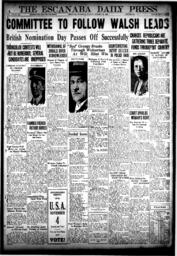 The Escanaba Daily Press, 1924-10-19