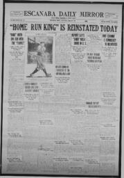 Escanaba Daily Mirror, 1922-05-20