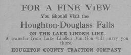 Houghton-Douglass Falls Advertisement