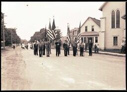 (050-013) Color Guard in Ontonagon Labor Day Parade (2 of 4)