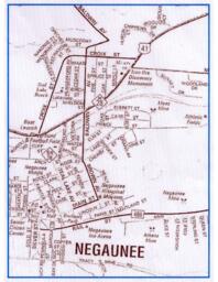 Negaunee City Maps Scrapbook