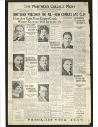 The Northern College News, 1927-09-20