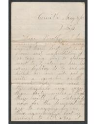 Charles Henry Hatch to James Hatch, 1863-05-03