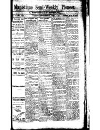 Manistique Semi-Weekly Pioneer, 1892-09-20