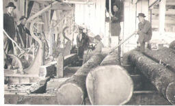 Workers inside Thompson Lumber Mill (2 of 2)