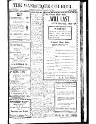 The Manistique Courier, 1898-05-20