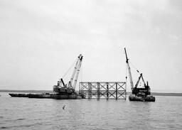 Cable anchor framework for Mackinac Bridge (3 of 3)