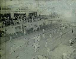 N.P. High School Invitational at NMC April 6, 1960: Aerial View of Meet