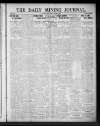 The Daily Mining Journal, 1909-10-18