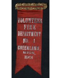 Greenland Volunteer Fire Department Ribbon